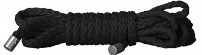 Чёрная веревка для бондажа Kinbaku Mini - 1,5 м. - фото, цены