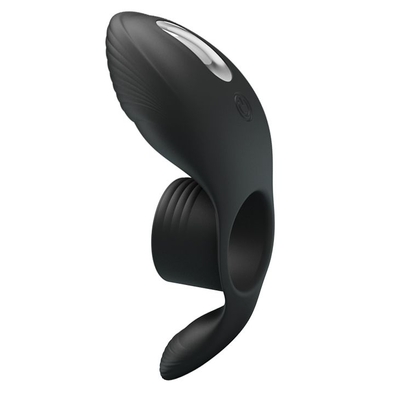 Черное кольцо на пенис с вибрацией Vibration Penis Sleeve - фото, цены