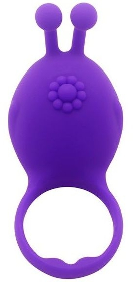 Фиолетовое виброкольцо на пенис Rascal - фото, цены