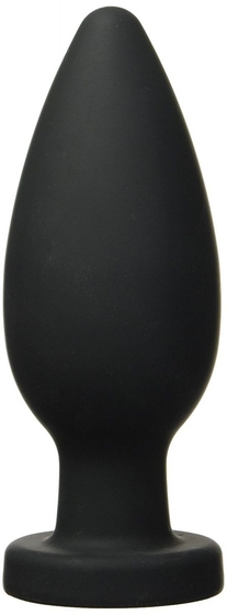 Чёрная анальная пробка Xxl - 17,1 см. - фото, цены