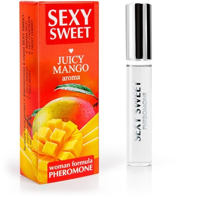 Парфюмированное средство для тела с феромонами Sexy Sweet с ароматом манго - 10 мл. - фото, цены