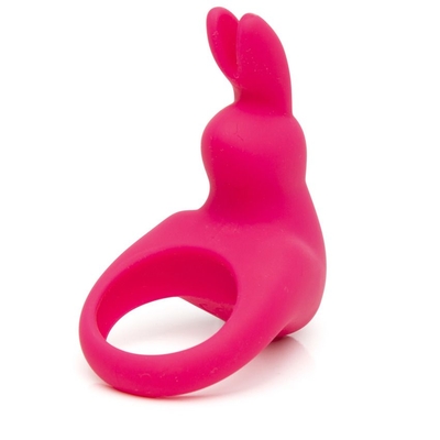 Розовое эрекционное виброкольцо Happy Rabbit Rechargeable Rabbit Cock Ring - фото, цены