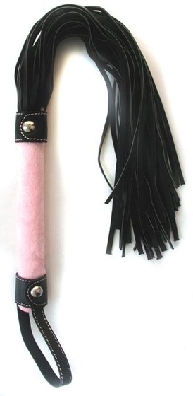 Розово-черная плетка Notabu - 46 см. - фото, цены