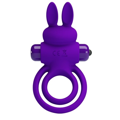 Фиолетовое эрекционное кольцо с вибростимуляцией клитора Vibrant Penis Ring Iii - фото, цены