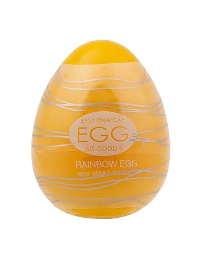 Мастурбатор-яйцо Oyo Rainbow Yellow - фото, цены