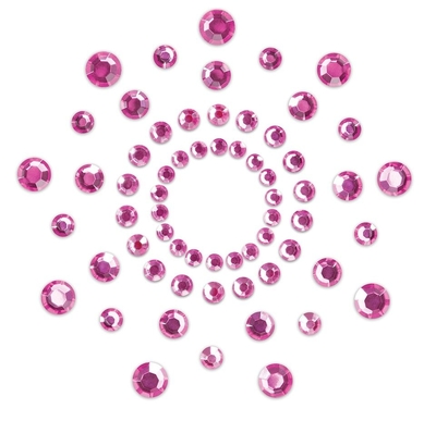 Розовые наклейки на грудь Mimi Bijoux - фото, цены