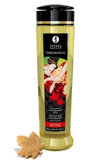 Массажное масло с ароматом кленового сиропа Organica Maple Delight - 240 мл. - фото, цены