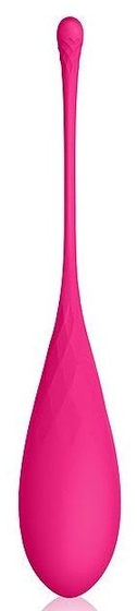 Розовый тяжелый вагинальный шарик со шнурком - фото, цены