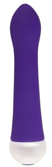Фиолетовый вибратор Fashion Succubi Caressing Vibe - 14,5 см. - фото, цены