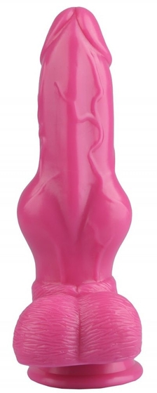 Розовый анальный фаллоимитатор-реалистик - 21 см. - фото, цены