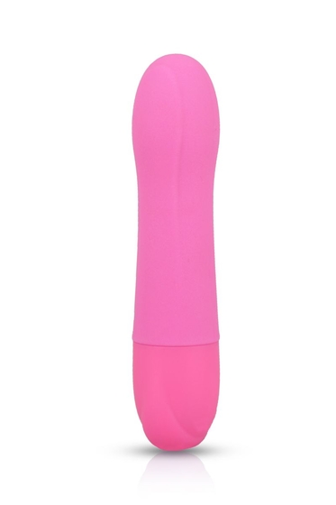 Розовый вибромассажёр Glamour - 15 см. - фото, цены