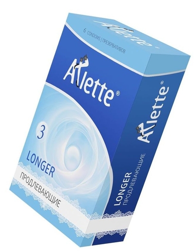 Презервативы Arlette Longer с продлевающим эффектом - 6 шт. - фото, цены