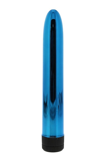 Голубой вибратор Krypton Stix 6 Massager - 15,2 см. - фото, цены