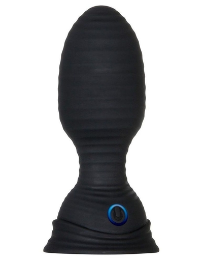 Черная анальная пробка с вибрацией и функцией расширения Shape Shifter - 11,7 см. - фото, цены