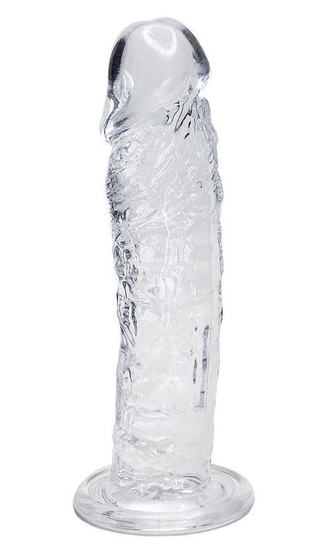 Прозрачный фаллоимитатор на присоске Empire Jelly Dildo - 19,3 см. - фото, цены