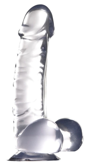 Прозрачный фаллоимитатор на присоске Luxy 7 - 18 см. - фото, цены