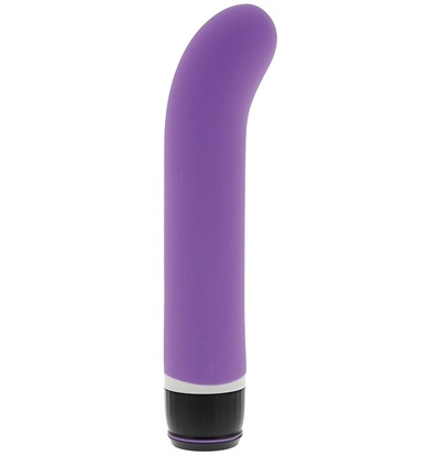 Фиолетовый вибратор Purrfect Silicone Classic G-spot Purple - 17,5 см. - фото, цены