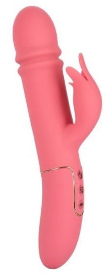 Розовый вибратор-кролик Shameless Tease - 25,5 см. - фото, цены