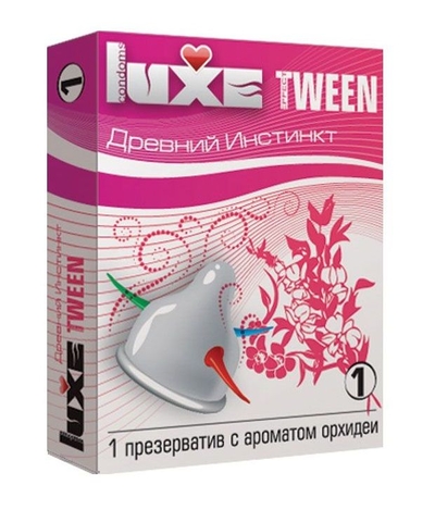 Презерватив Luxe Tween Древний инстинкт с ароматом орхидеи - 1 шт. - фото, цены
