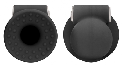 Черные накладки-присоски на соски с вибрацией Vibrating Nipple Suckers - фото, цены