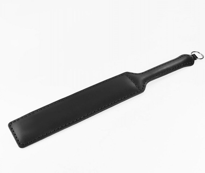 Черная гладкая шлепалка Макси - 50 см. - фото, цены