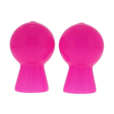 Розовые вакуумные помпы для сосков Nipple Sucker Pair In Shiny Pink - фото, цены