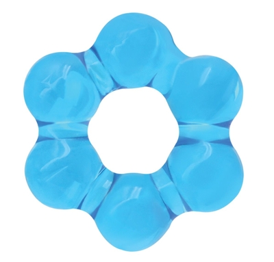 Голубое эрекционное кольцо Spinner Ring - фото, цены