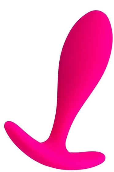 Ярко-розовая удлиненная анальная втулка - 7,2 см. - фото, цены