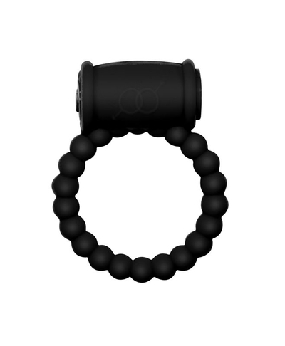 Чёрное эрекционное кольцо Rings Drums - фото, цены