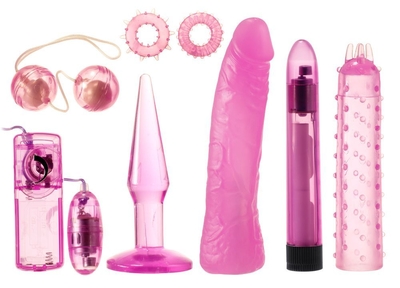 Розовый вибронабор Mystic Treasures Couples Kit - фото, цены