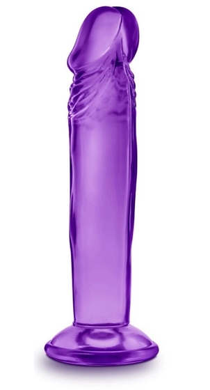 Фиолетовый анальный фаллоимитатор Sweet N Small 6 Inch Dildo With Suction Cup - 16,5 см. - фото, цены