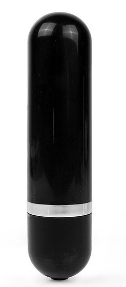 Черная удлиненная вибропуля Erokay - 11 см. - фото, цены