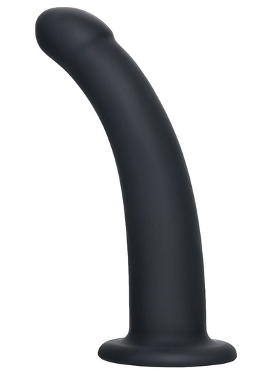 Черный анальный фаллоимитатор Serpens - 14 см. - фото, цены