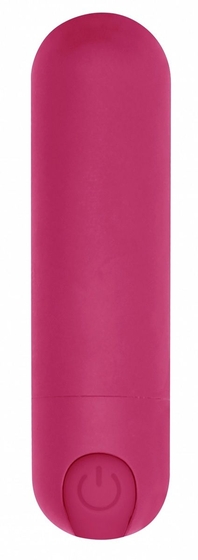 Розовая перезаряжаемая вибропуля 7 Speed Rechargeable Bullet - 7,7 см. - фото, цены