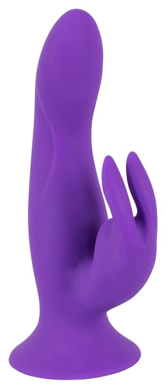 Фиолетовый силиконовый вибратор типа rabbit Pure Lilac Vibes Rabbit - 18 см. - фото, цены