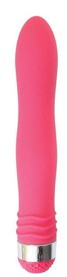 Розовый эргономичный вибратор Sexy Friend - 17,5 см. - фото, цены