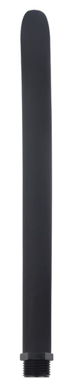 Черная насадка для анального душа Silicone Douche Tube - 24,5 см. - фото, цены