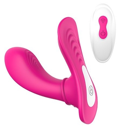 Ярко-розовый клиторальный стимулятор Remote Panty G - фото, цены