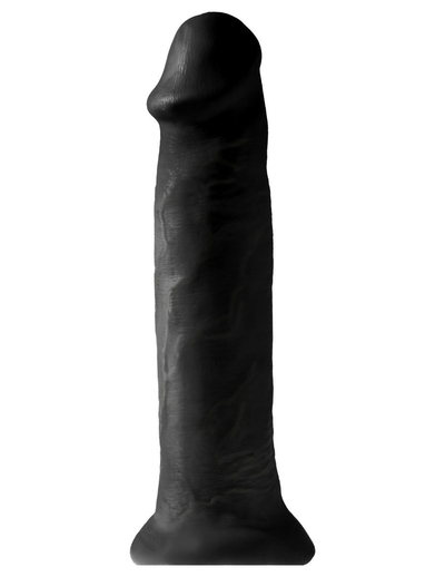 Черный фаллоимитатор-гигант на присоске 14 Cock - 36 см. - фото, цены