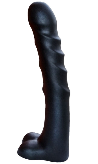 Чёрный фаллоимитатор-гигант Predator - 37 см. - фото, цены