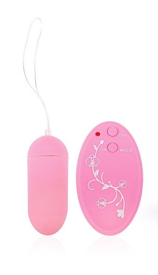 Розовое виброяйцо Sexy Friend с 10 режимами вибрации - фото, цены