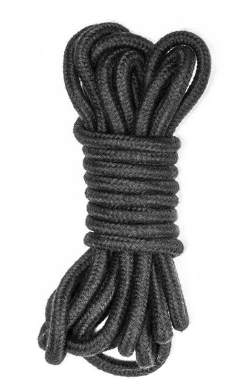 Черная веревка Do Not Disturb - 5 м. - фото, цены