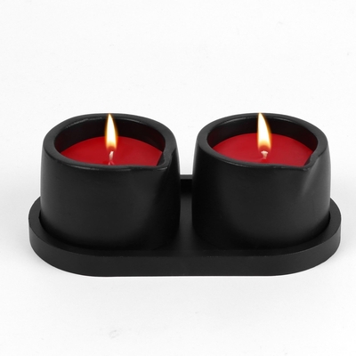 Набор из 2 низкотемпературных свечей для бдсм «Оки-Чпоки» с ароматом земляники - фото, цены