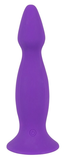 Фиолетовая анальная вибропробка Pure Lilac Vibes - 18 см. - фото, цены