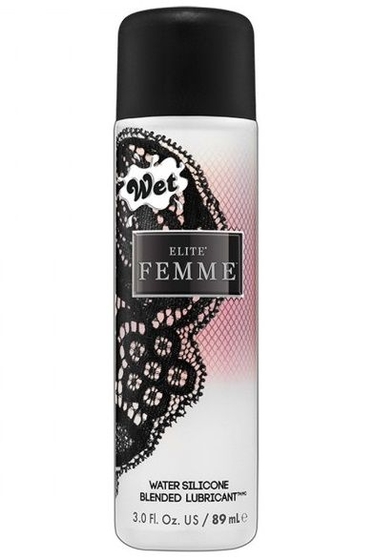 Женский водно-силиконовый лубрикант Wet Elite Femme - 89 мл. - фото, цены