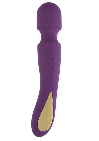 Фиолетовый wand-вибромассажёр Zenith Massager - 23 см. - фото, цены