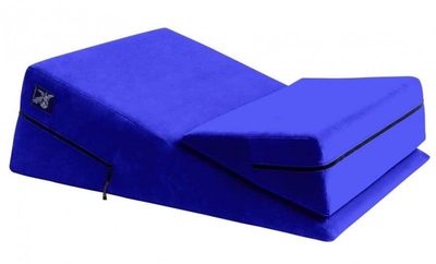Синяя подушка для секса из двух частей Liberator Wedge/Ramp Combo - фото, цены