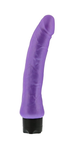 Реалистичный фиолетовый вибратор Pearl Shine 9 Vibrator - 22,8 см. - фото, цены