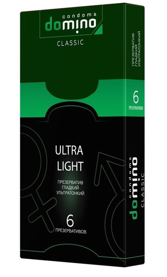 Супертонкие презервативы Domino Classic Ultra Light - 6 шт. - фото, цены