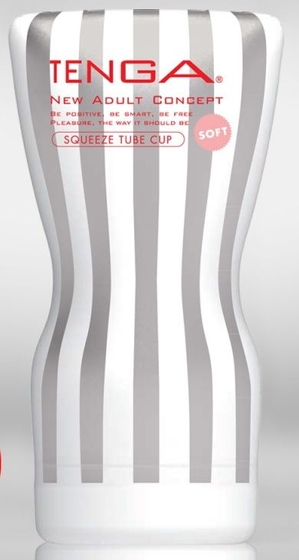 Мастурбатор Tenga Squeeze Tube Cup Soft - фото, цены